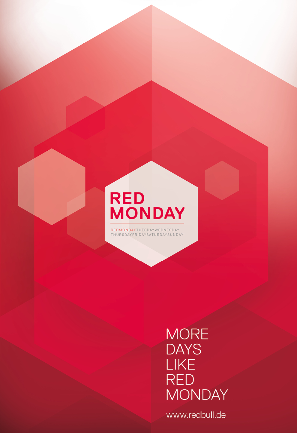 Red Bull Red Monday — sons — Designagentur Köln | Grafikdesign, Illustration, Art Direction, Branding, Webdesign und Animation