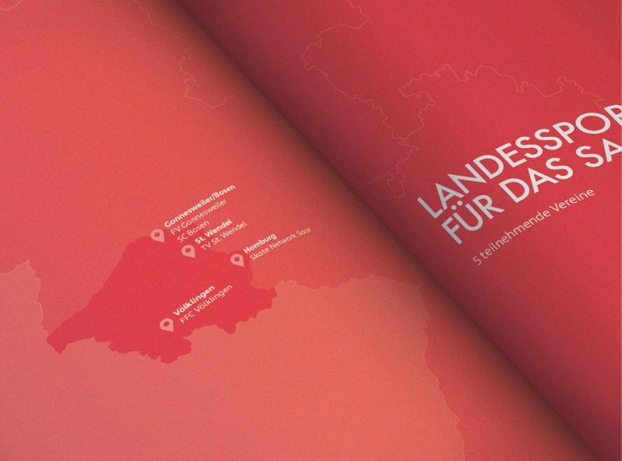 Landkartenillustration Deutscher Olympischer Sportbund (DOSB)