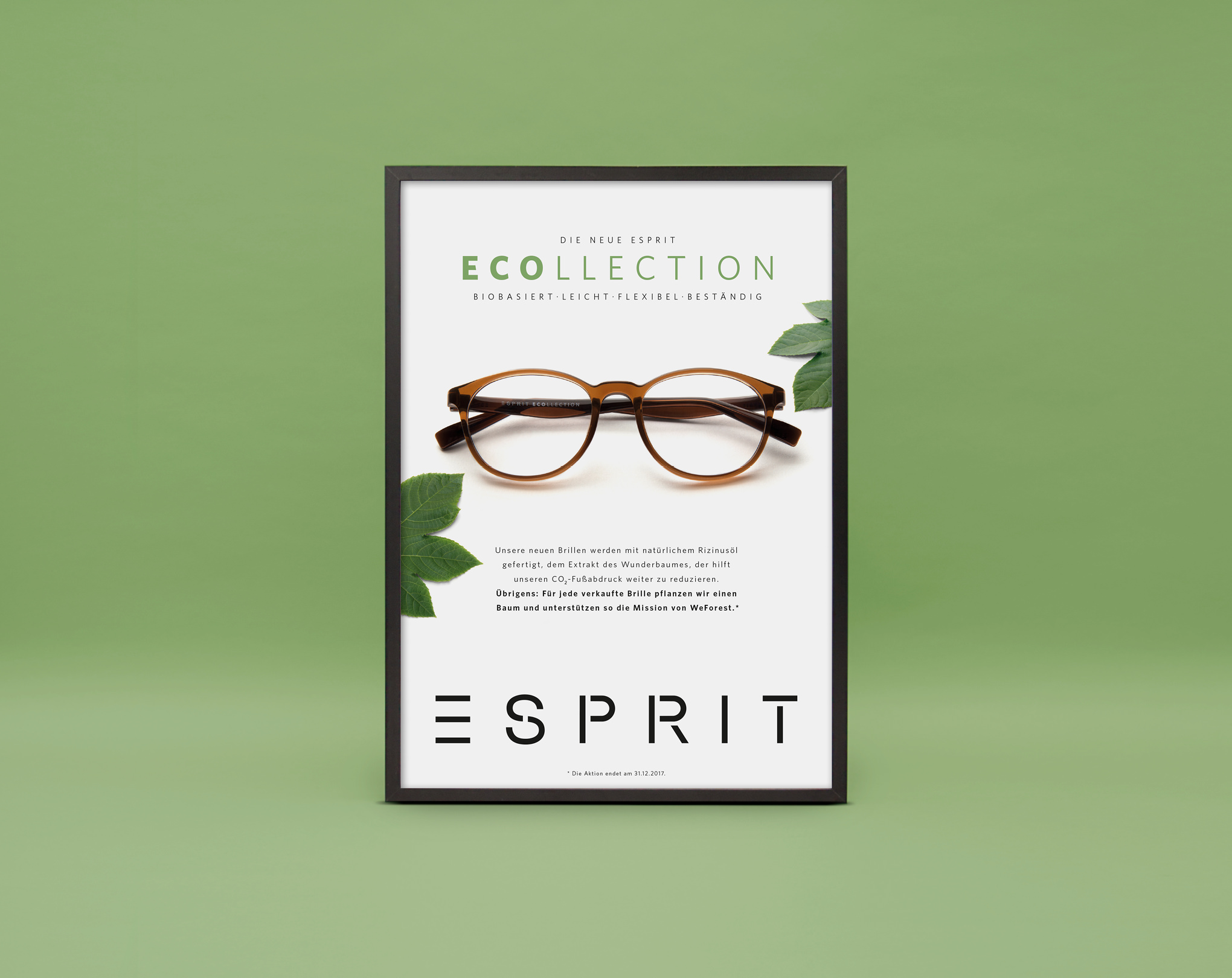 Postergestaltung für Esprit Ecollection