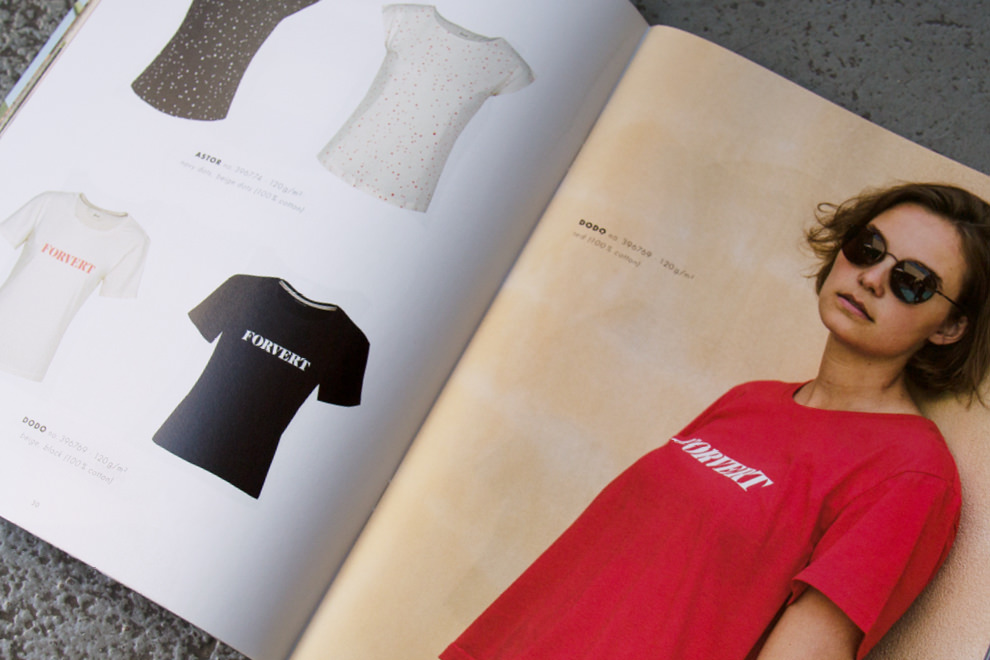 Doppelseite des forvert Magazins Summer 2018 – Grafikdesign von der Grafikdesign Agentur sons of ipanema