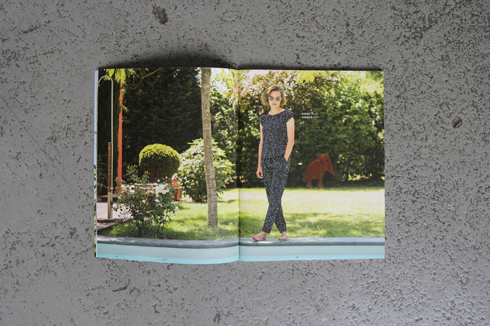 Doppelseitengestaltung im neuen forvert Magazin Summer 2018 / Artwork: sons of ipanema, Cologne