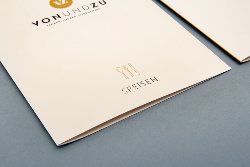 Speisekarte von den sons of ipanema, einem Design Studio aus Köln für vonundzu aus Bad Ems