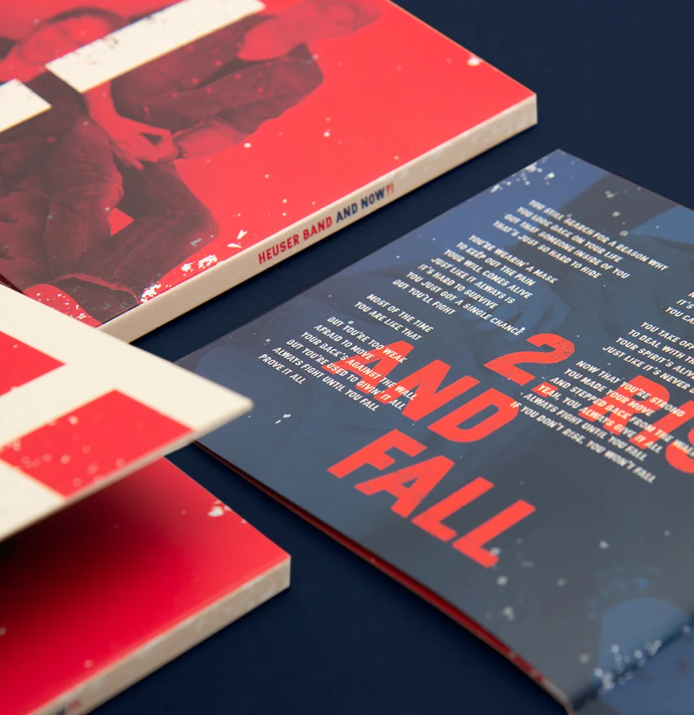 Innenseite des Album-Booklets