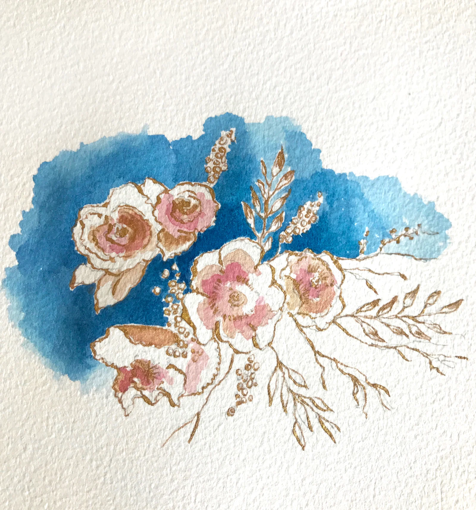 papermelange.com Custom wedding invitations | handpainted wedding invitations