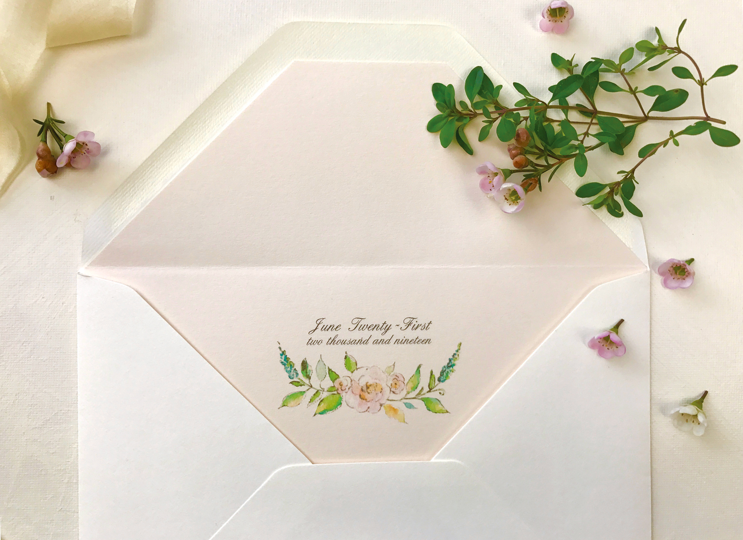 Italy Inspired Invitation Envelope Liners — Protea Paper Co