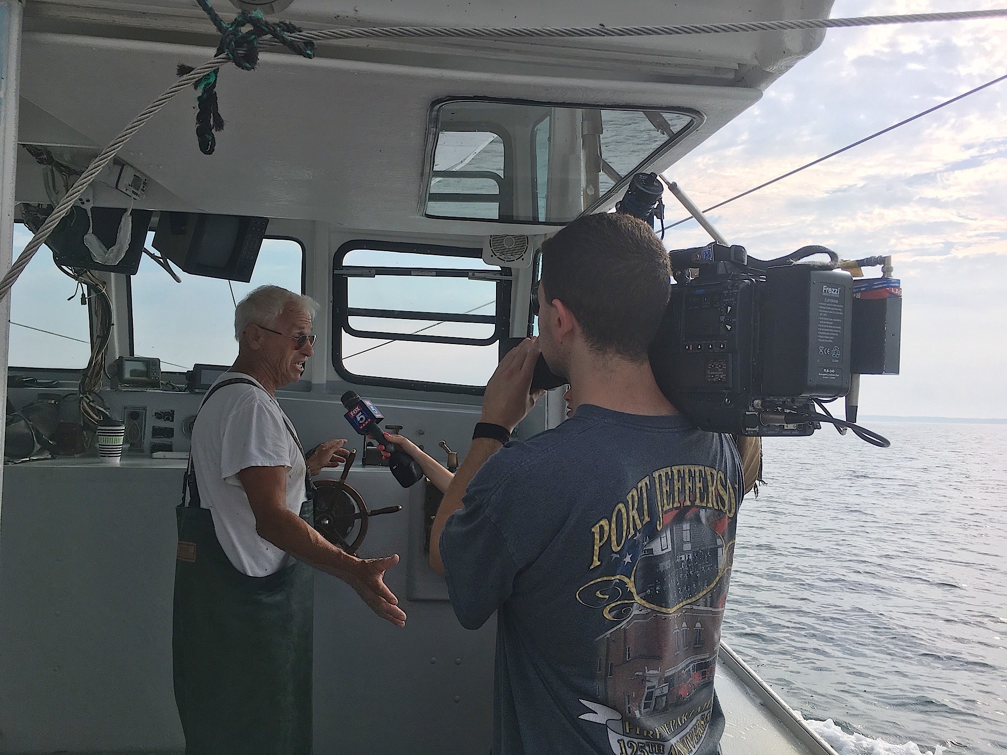 Captain Phil Karlin interviewed by Fox 5's Jodi Goldberg