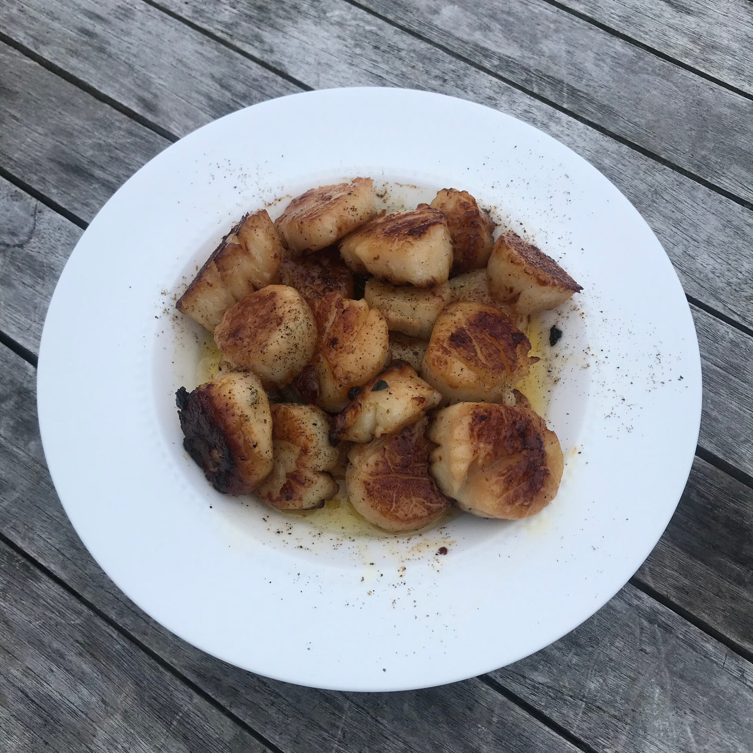 Pan Fried Scallops