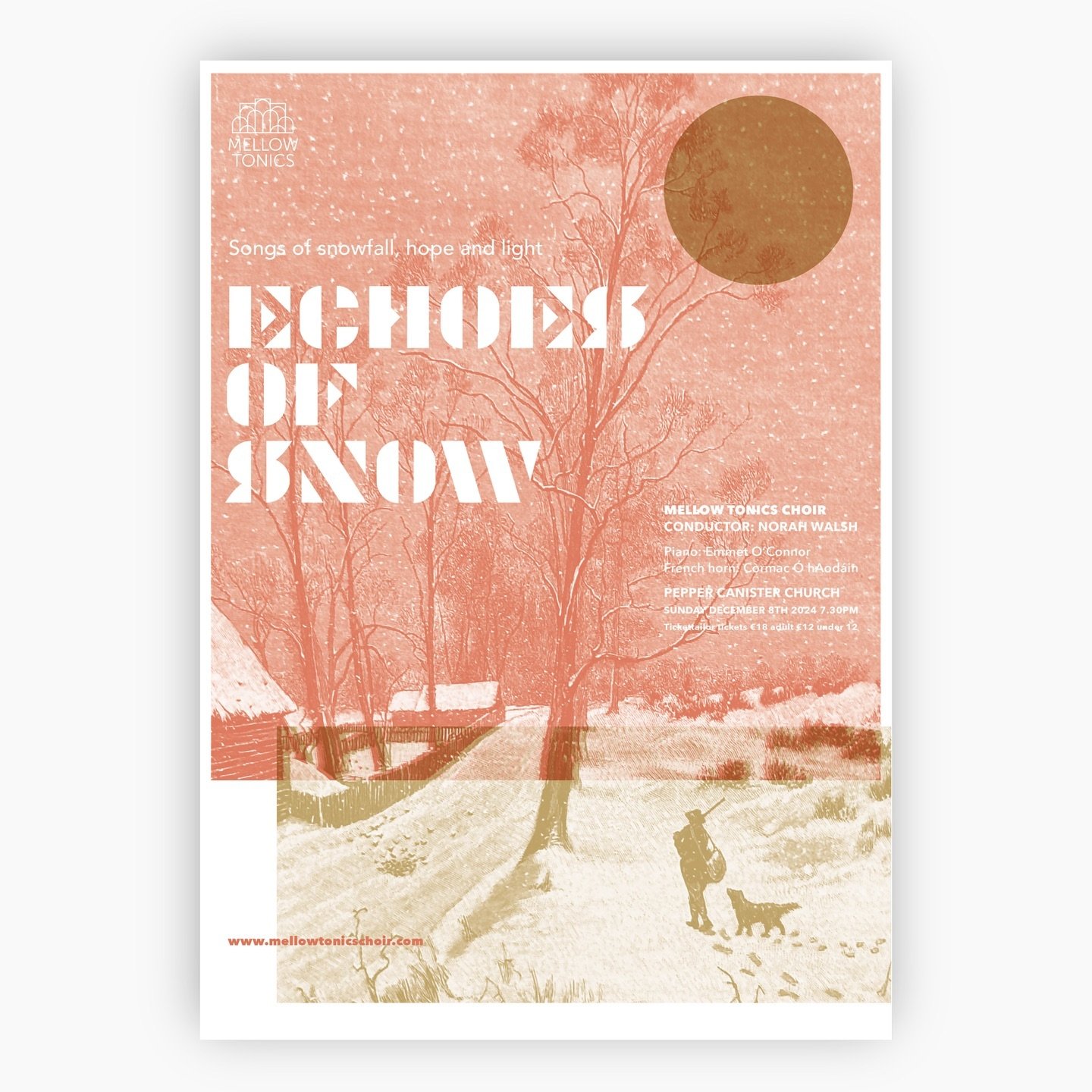 Presenting our gorgeous poster for Echoes of Snow &ndash; our 2024 Christmas Concert ✨

🎫 Tickets are available via the link in our bio!

Once again a beautiful poster design by Dara, @darabeequeen.

#MellowTonics #DublinChoir #DublinConcert #Christ