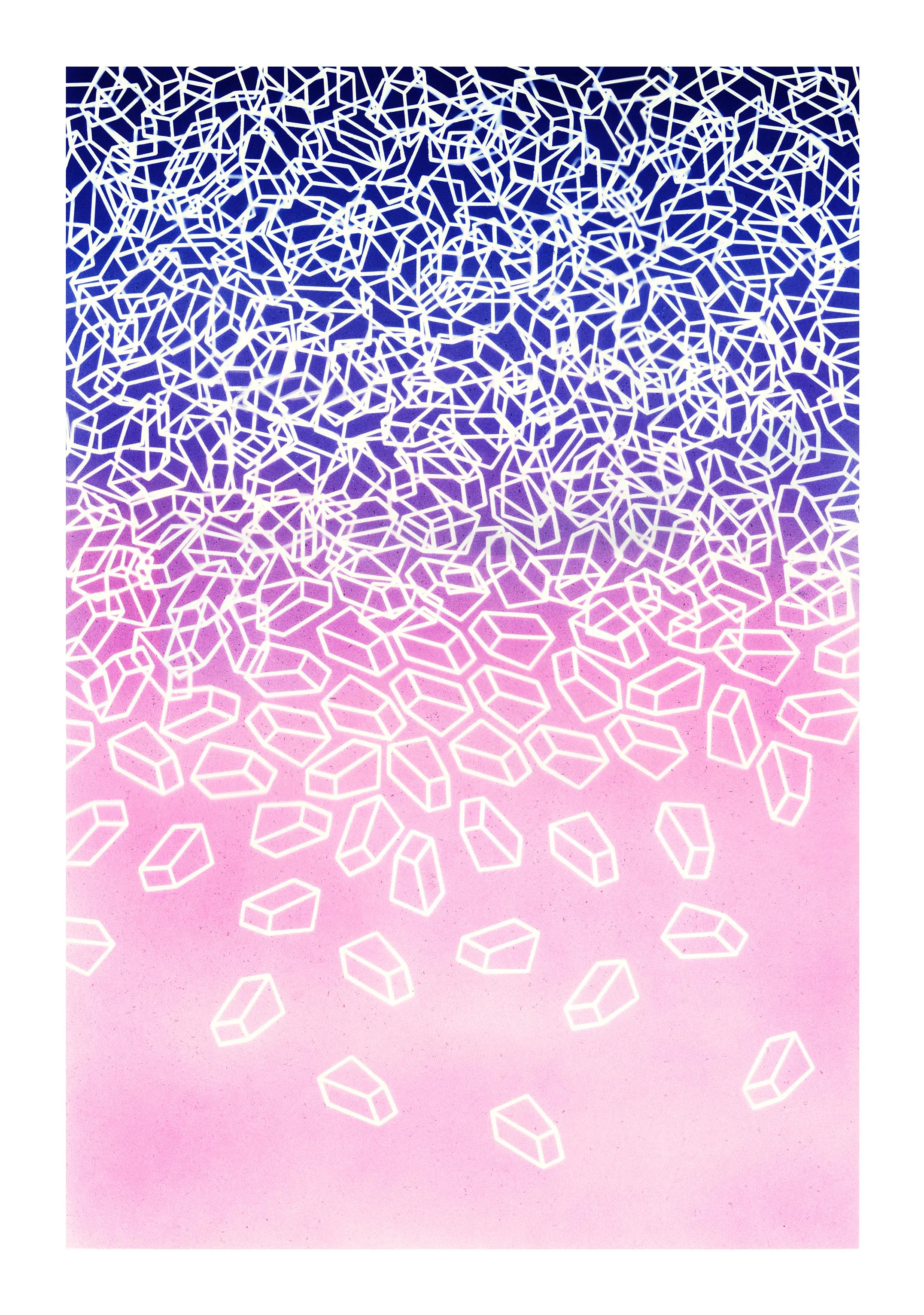 Aquarelle sur papier - 41 x 36 cm