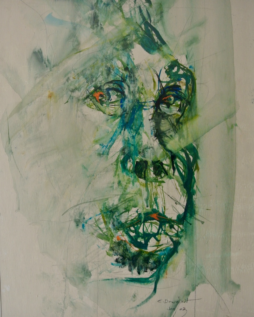 Deweirdt - Gorilla - 40 x 50 cm - Aquarel et encre sur papier