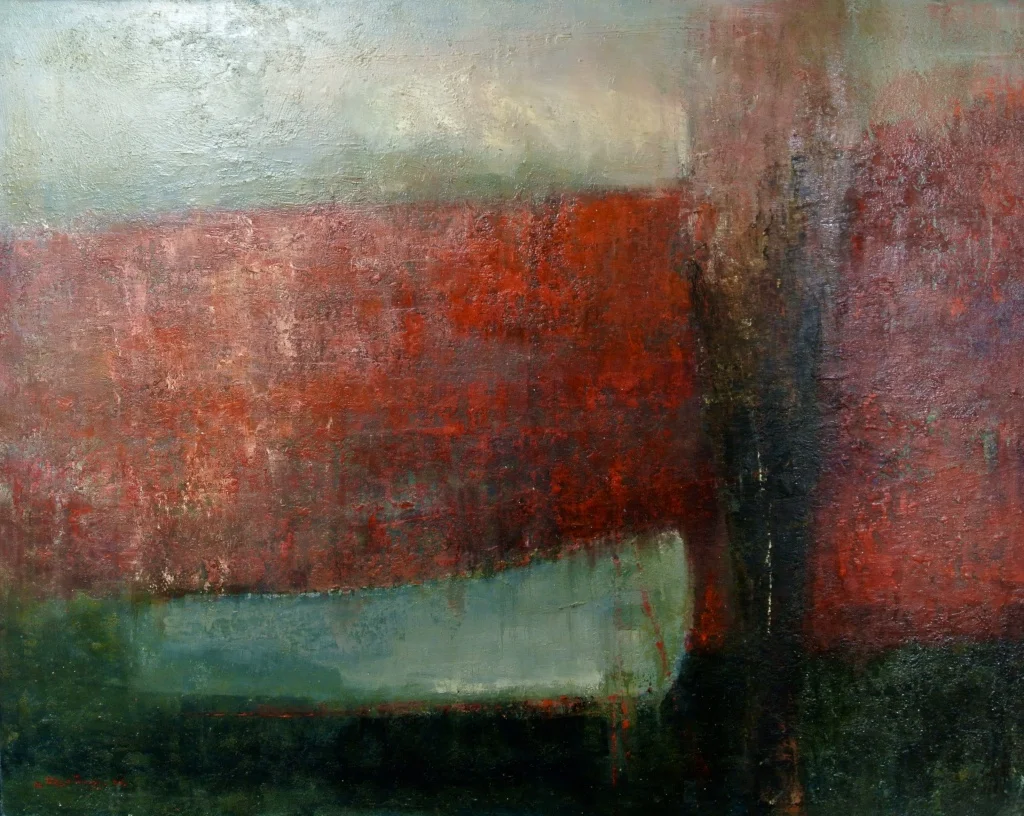 Lika Nakashidze -140 cm x 170 cm - Oil sur toile