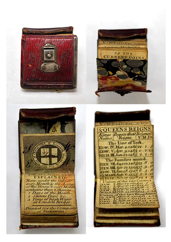 London Almanack 1794 recently acquired for Bell House collection.