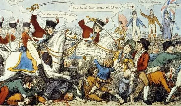 Peterloo Massacre, 1819