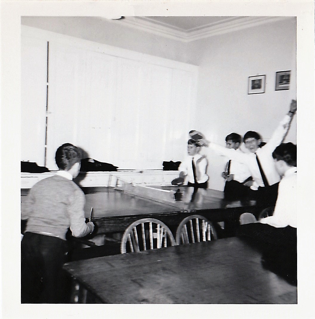Boarders playing table tennis, 1950s. Source: Cheryl Spray