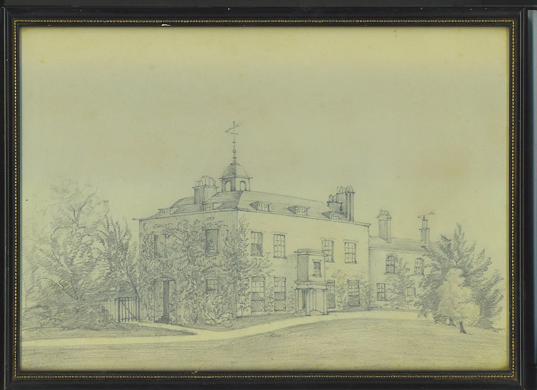 Sketch of Bell House made by one of Anthony Harding's family