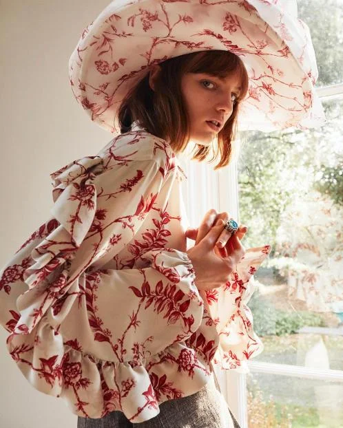 Image from Sunday Times Style magazine fashion photoshoot at Bell House.