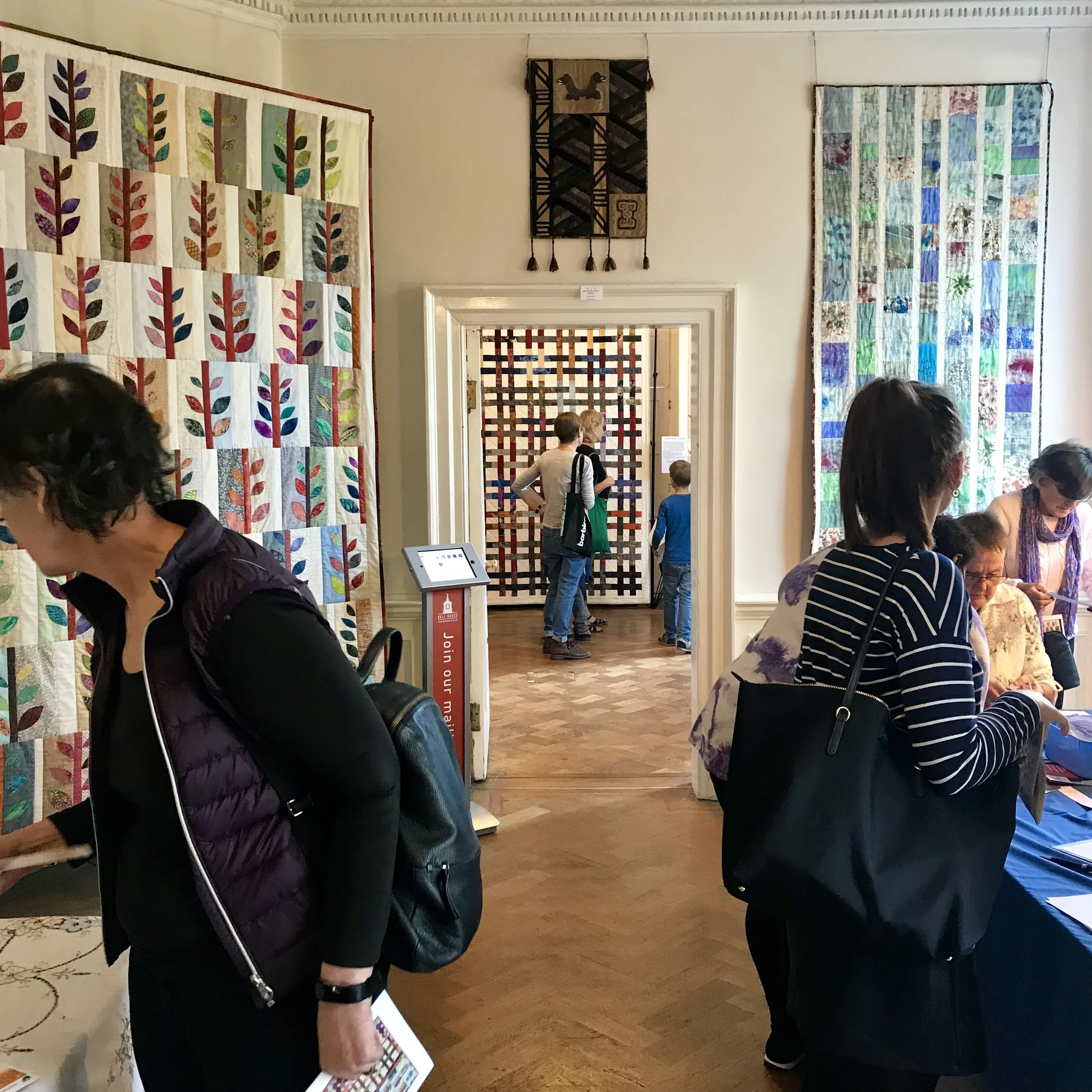 Quilting exhibition at Bell House