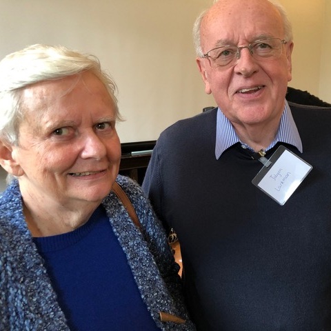 Jolyon and Jean Larkman - participants in our Learning to Care: Dementia event at Bell House