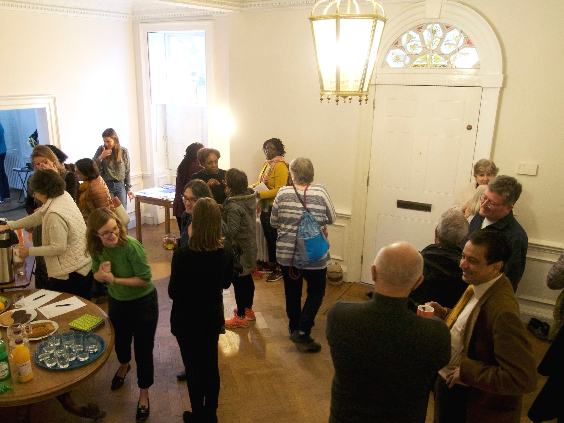 Welcoming participants in our Starting to Care event at Bell House