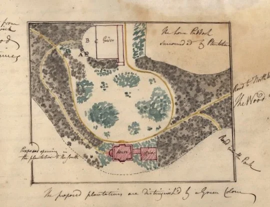 A typical Georgian walled garden design