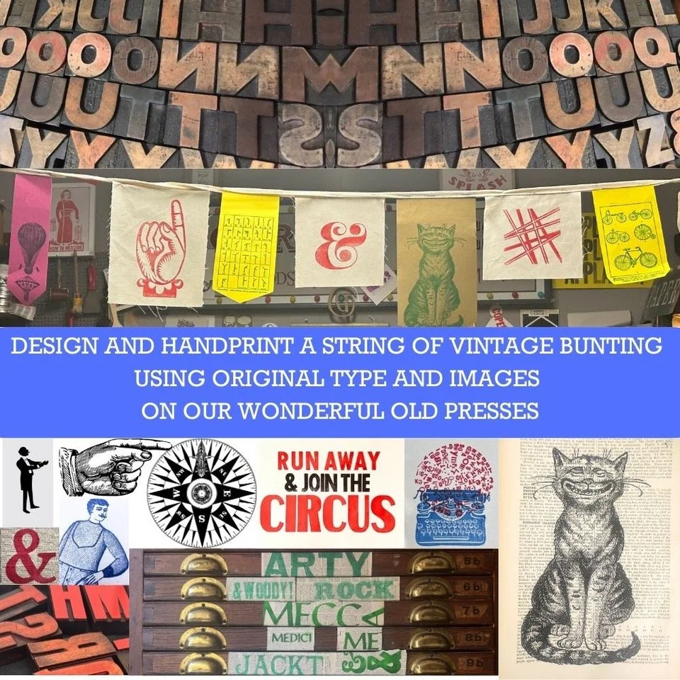 VINTAGE BUNTING MAKING