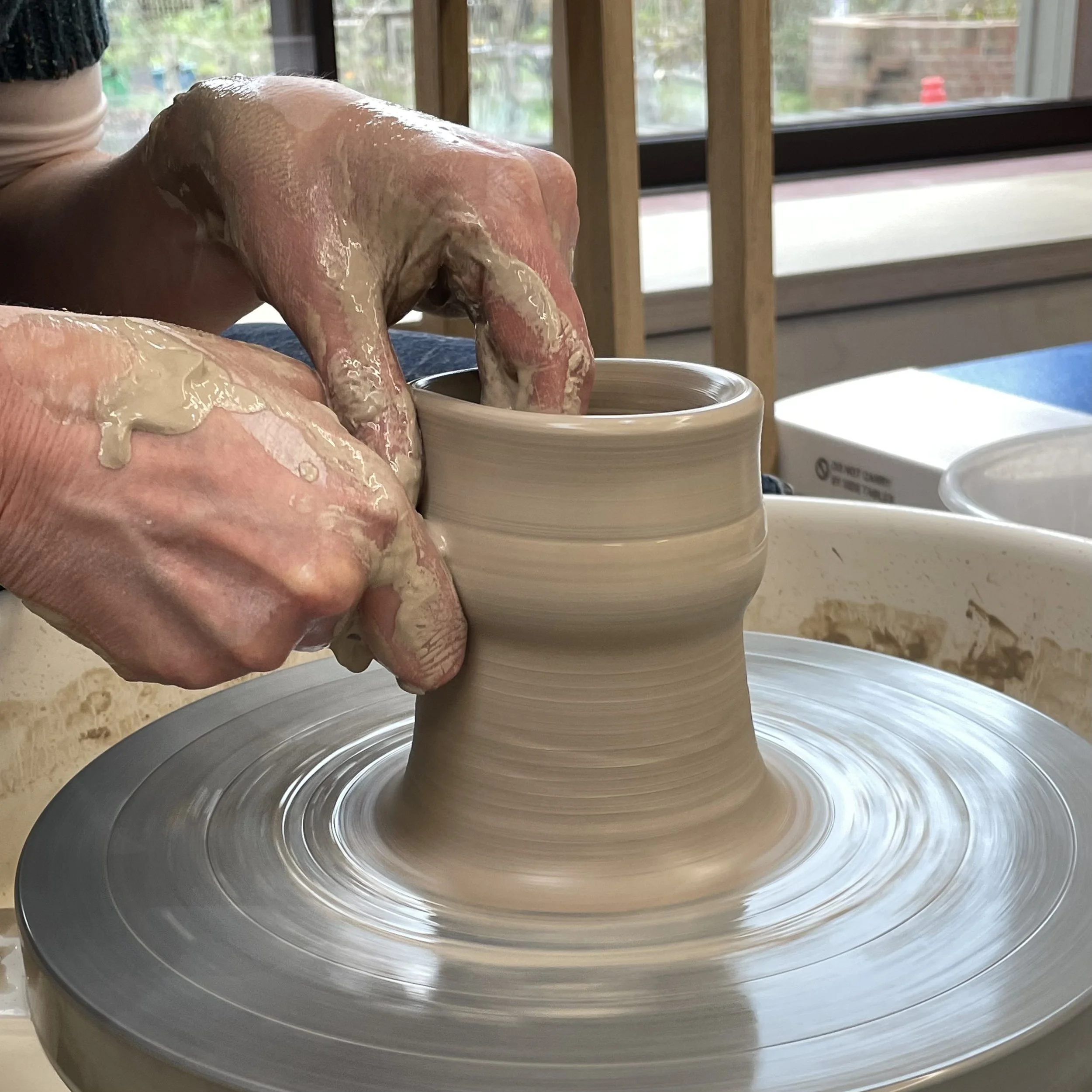Adult Practice Sessions: Untutored throwing on the wheel, 5-week block, for intermediate/advanced students