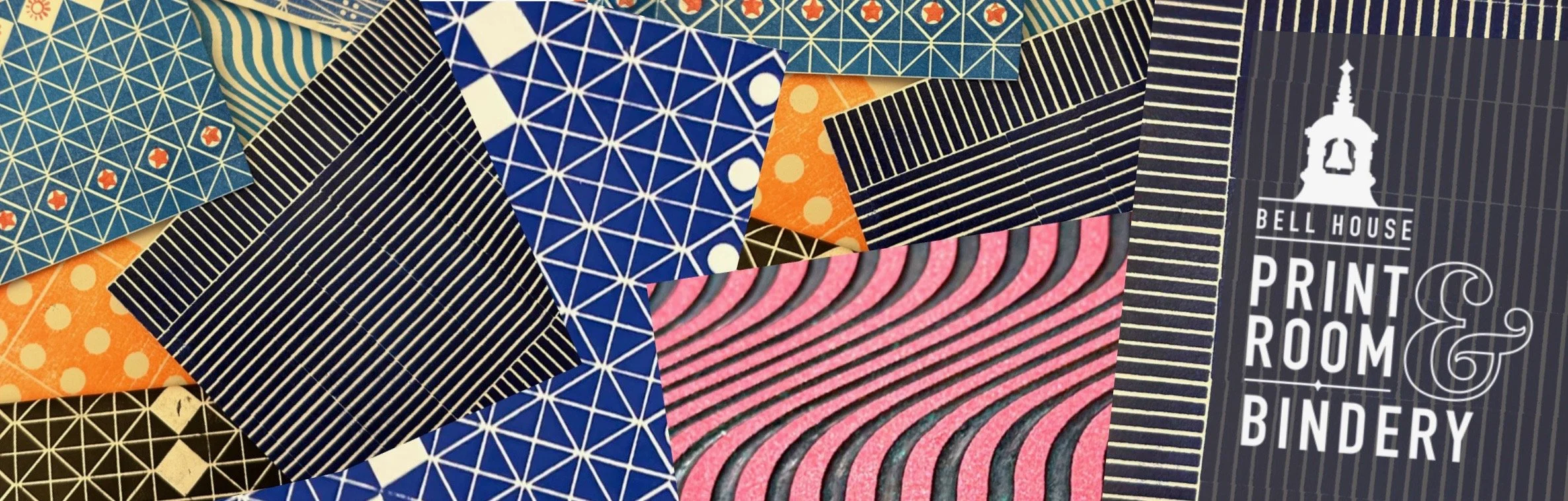 DESIGN AND HANDPRINT WRAPPING PAPER AND CRAFTING CARD