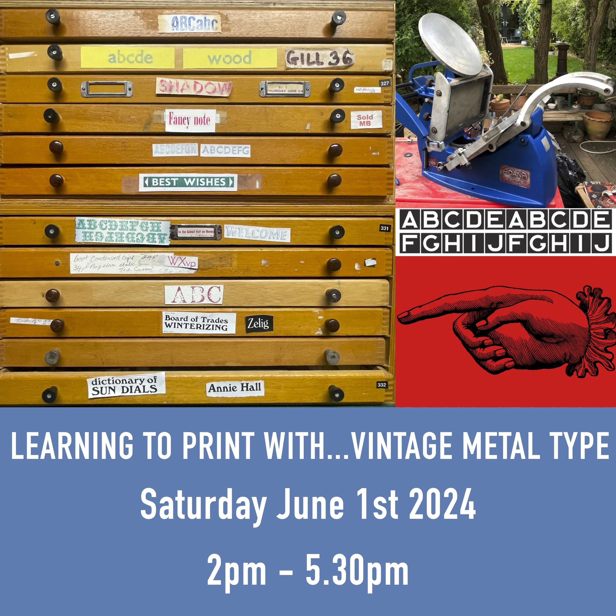 LEARNING TO PRINT WITH METAL TYPE