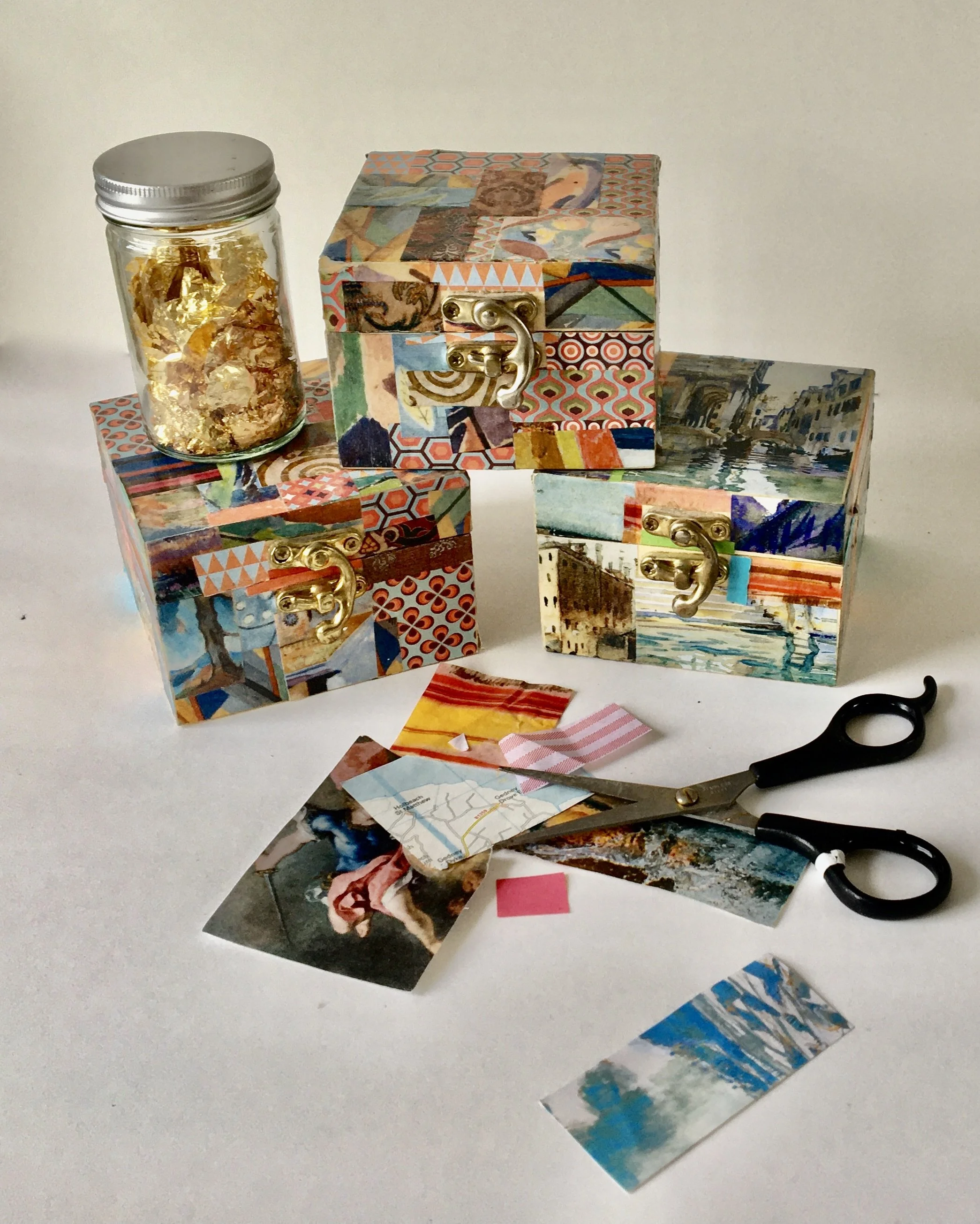 The Creative Arts Club - Art for All  |  Decorative Decoupage Boxes