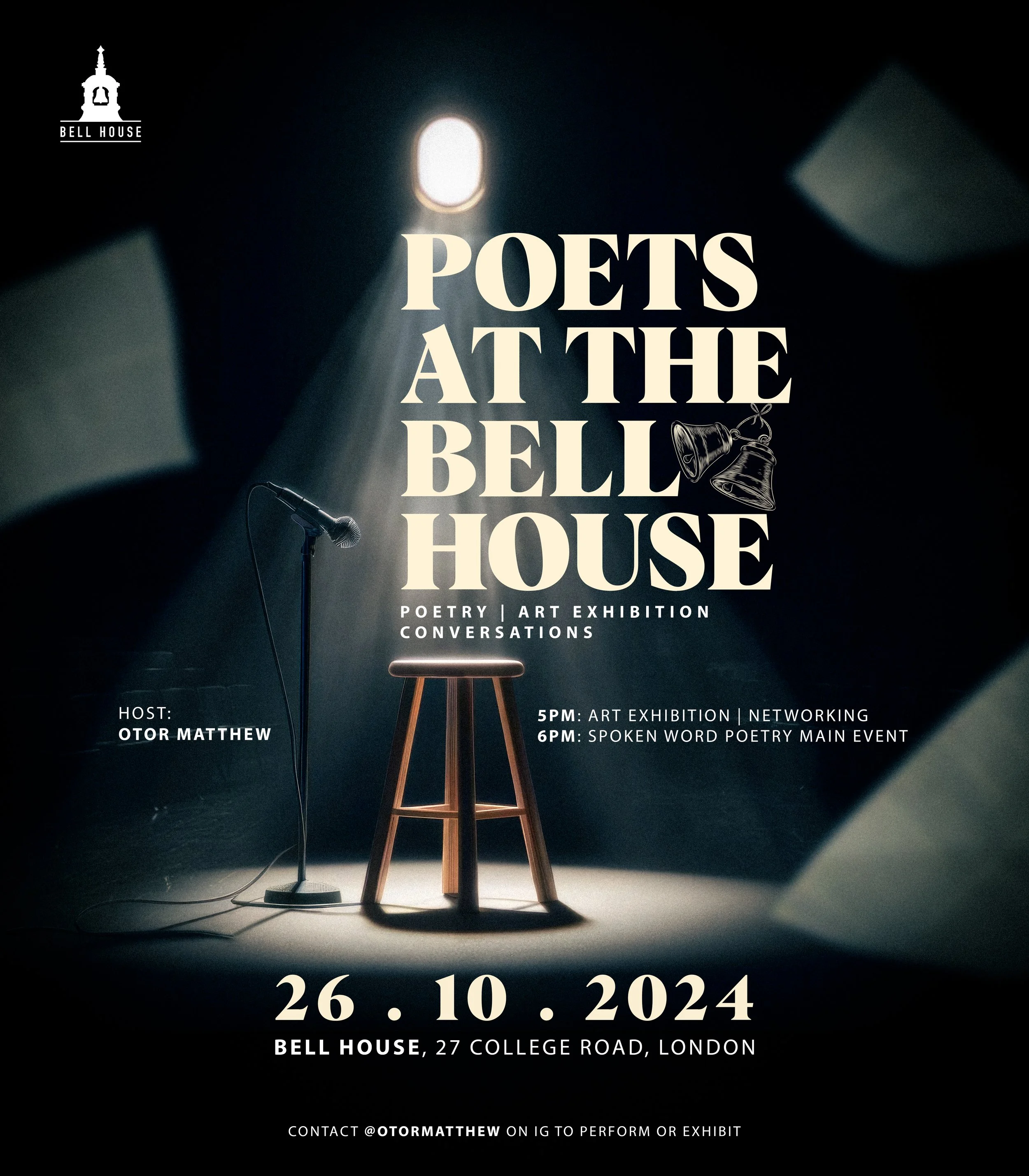 Poets at the Bell House (Open Mic and Art Exhibition)