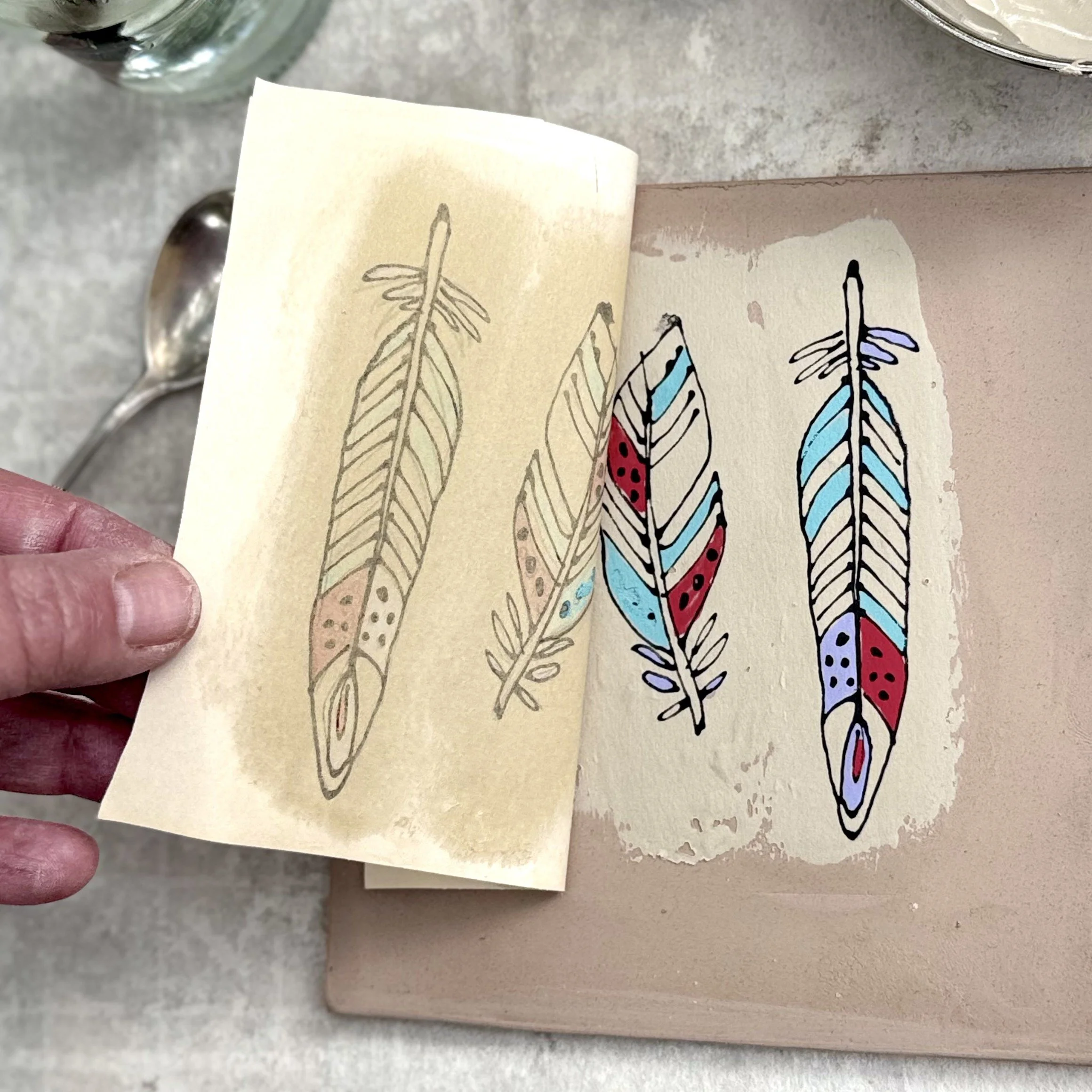 Mono-Print Surface Decoration with Joanna Szwej-Hawkin