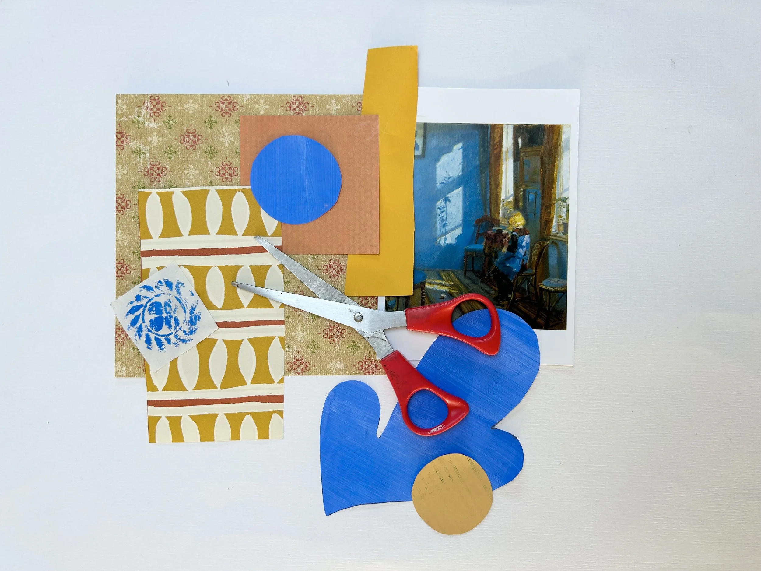 The Creative Arts Club: Art for All | Colour and Light – A Collage Class inspired by the paintings of Anna Ancher