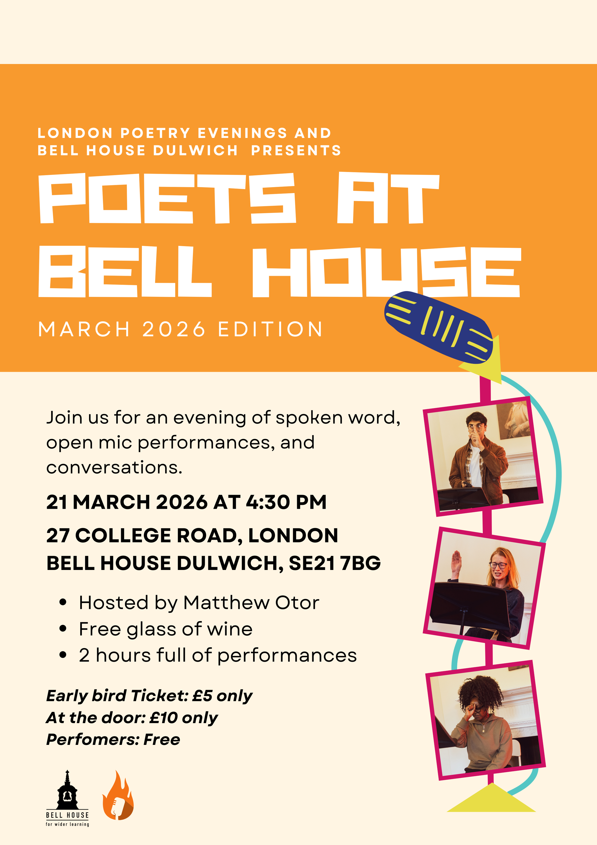 Poets at Bell House