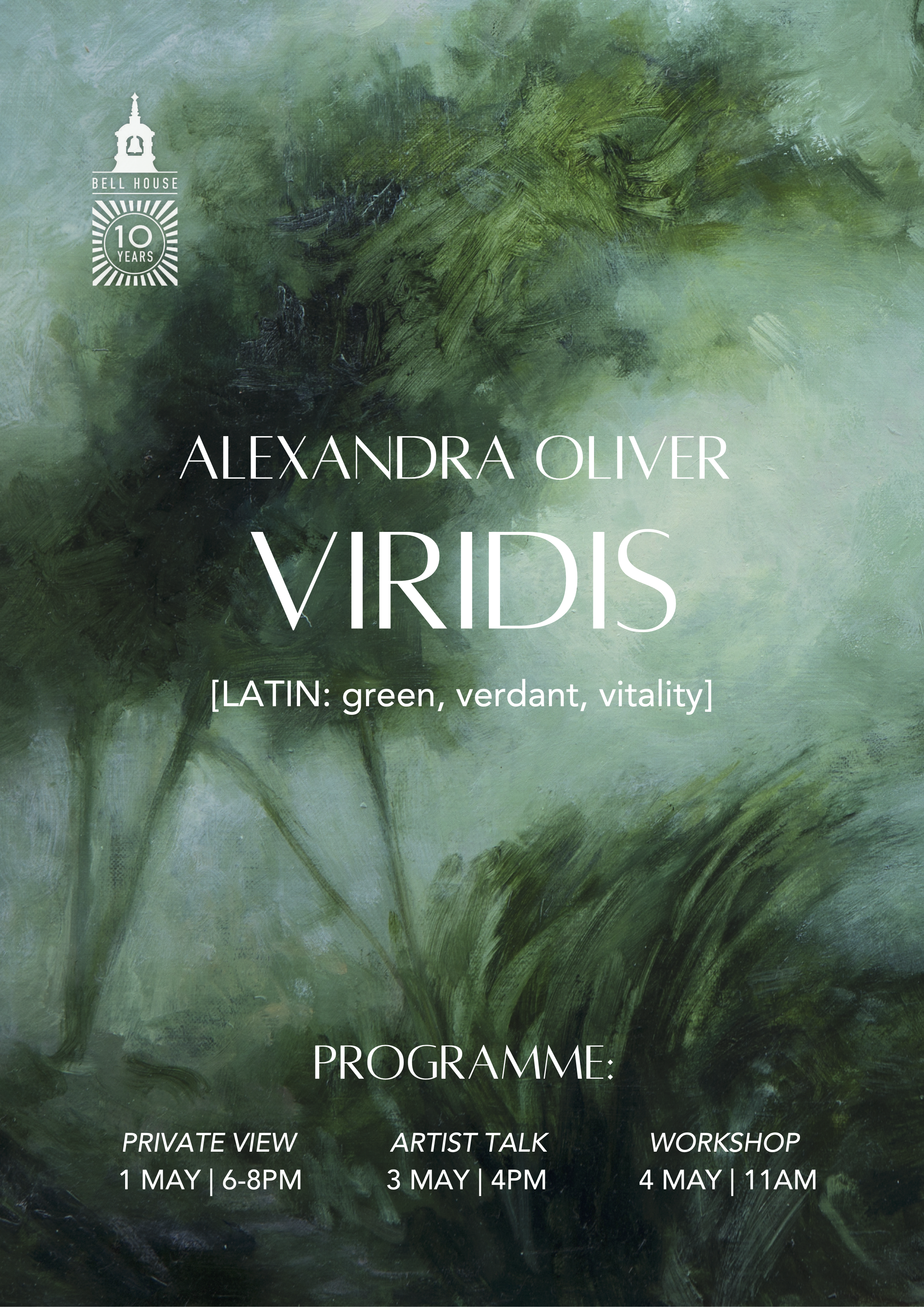 Viridis is a solo exhibition of Alexandra Oliver’s landscape paintings