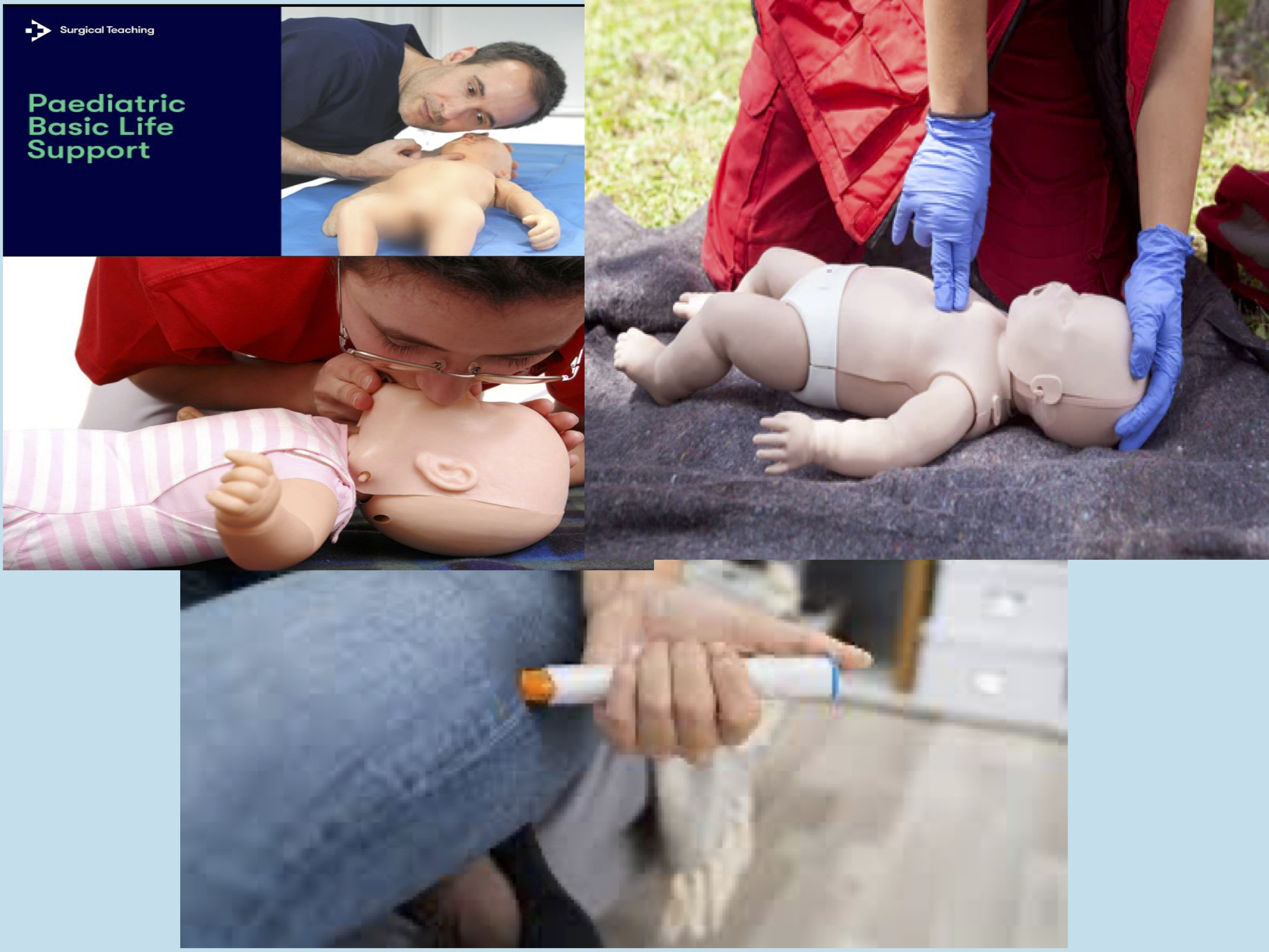 Basic Life Saving Workshop to babies inc. use of epipen