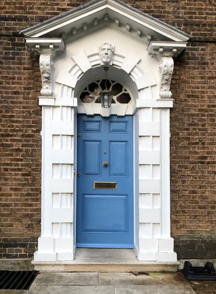 Bell House Front Door Has Been Painted Blue - But Why? — Bell House