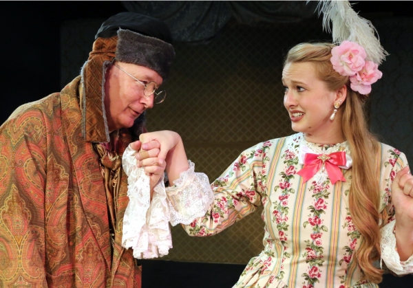 The Heir Apparent (2015) --- Stage West Director : Krista Scott; Scenic Designer : Jim Covault; Costume Designer : Aaron Patrick DeClerk; Lighting Designer : Michael O'Brien; Sound Designer : Rich Frohlich; Technical Director : Nate Davis; Photo: Buddy Meyers