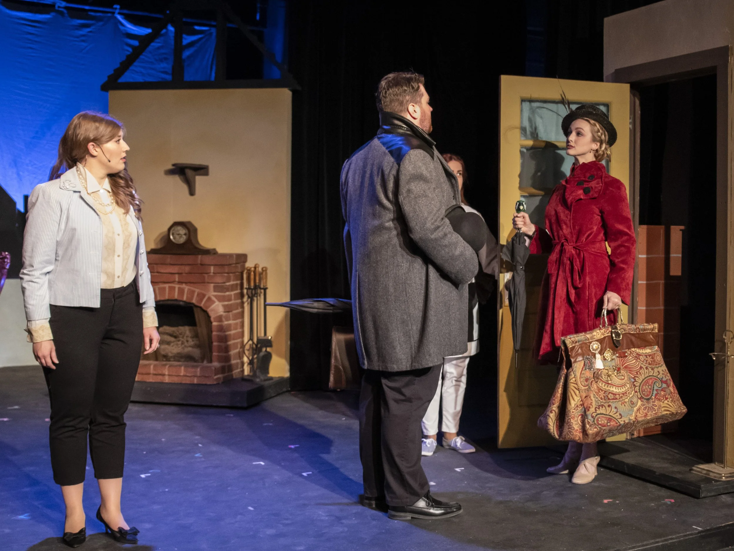   Mary Poppins (2019) --- Festival 56    Director : Gina Minyard;  Choreographer : Jennifer J. Ho;  Music   Director : Steven Zumbrun;  Scenic Designer : Jonathan Sabo;  Costume Designer : Liana Hall;  Lighting Designer : Dale Marshall Pickard;  Soun