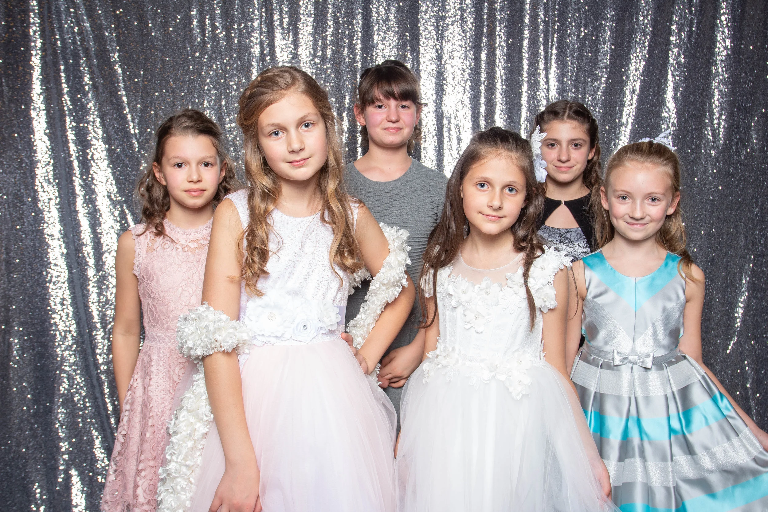 Sequin Silver Backdrop