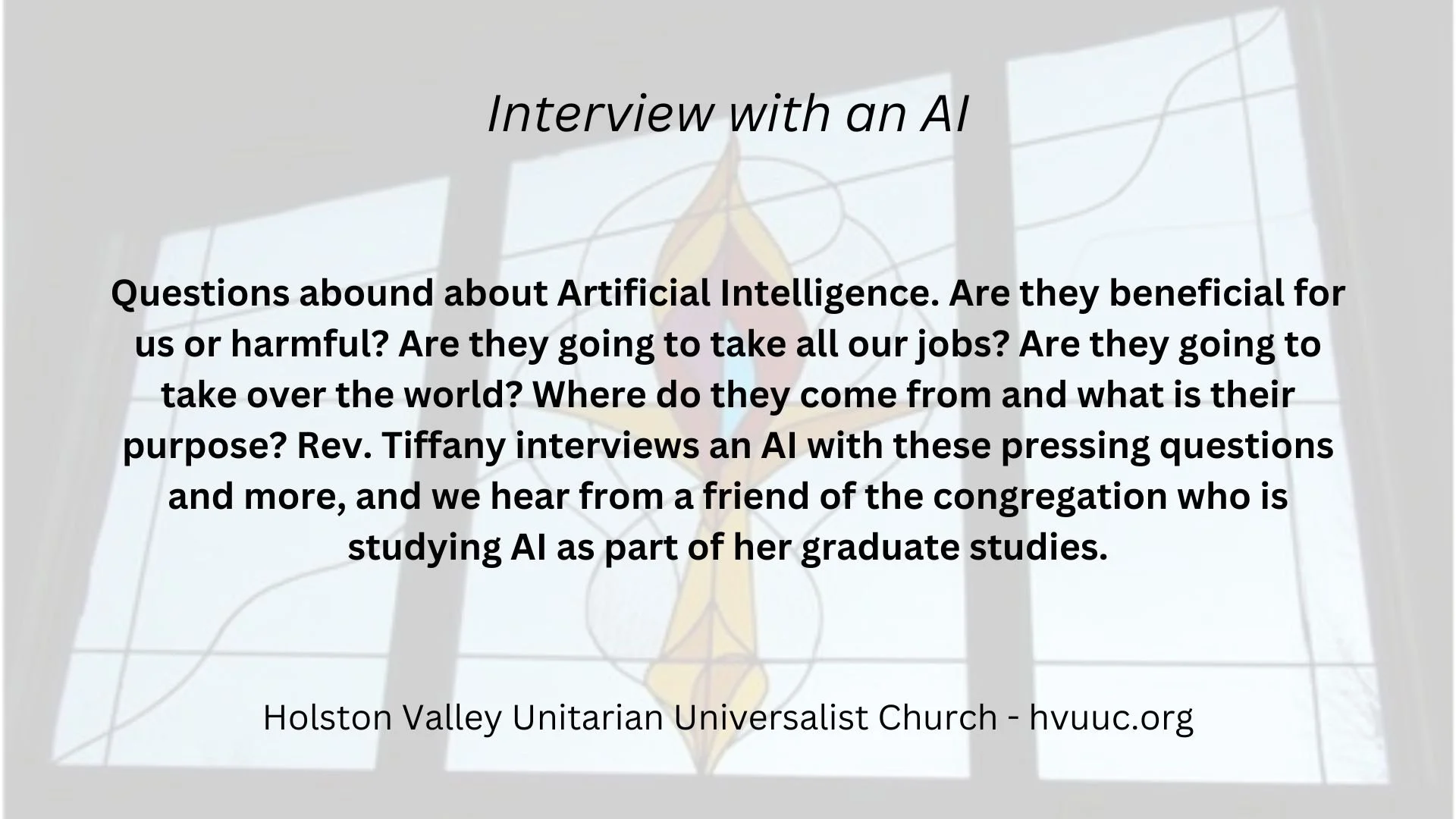 Interview with an AI
