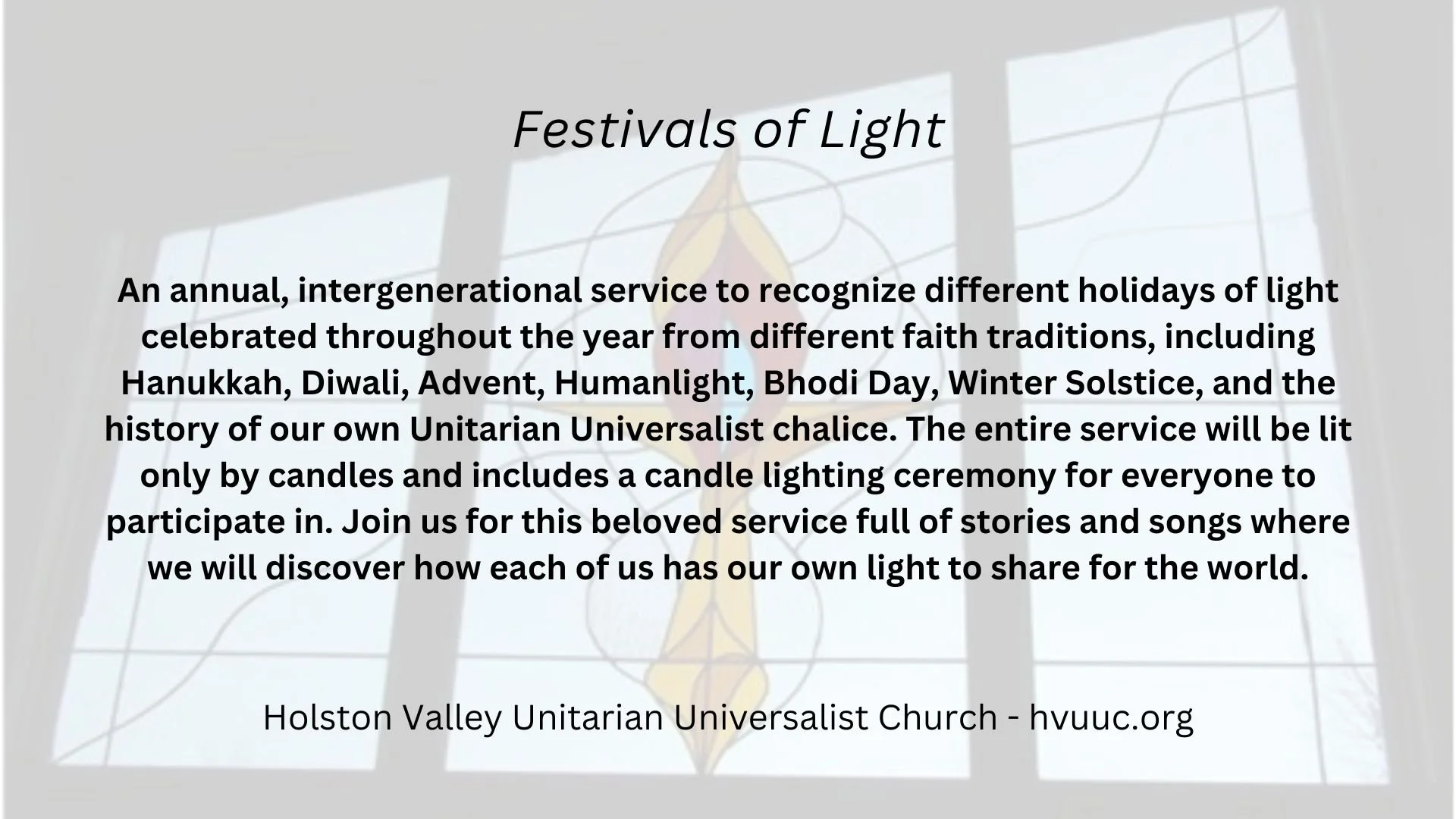 Festivals of Light - NO RE