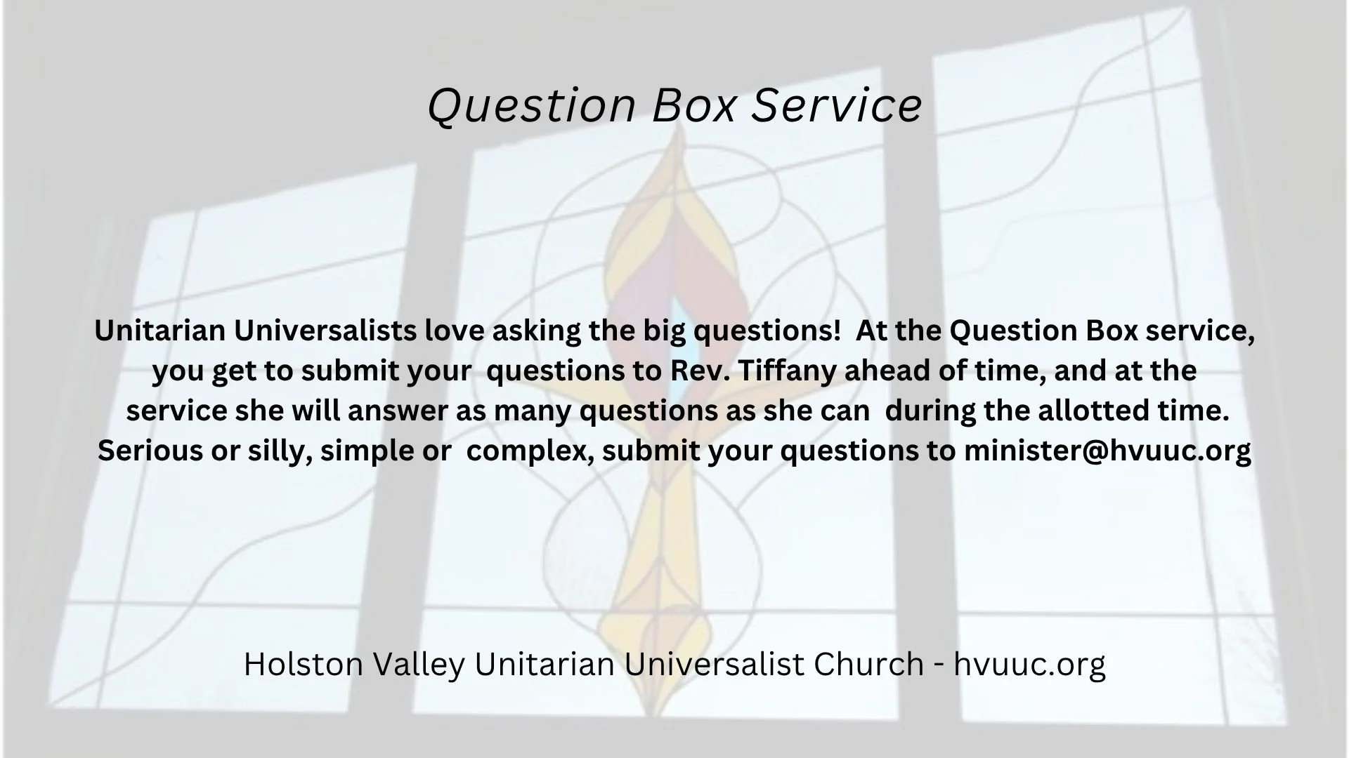 Question Box Service