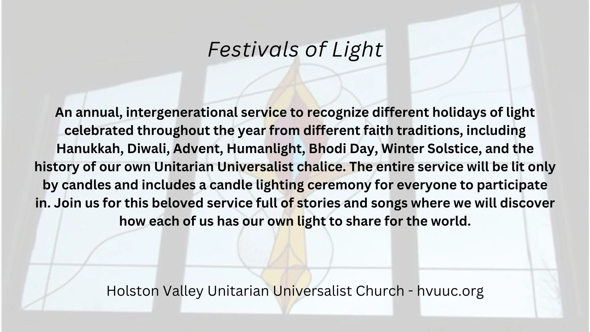 Festivals of Light - NO RE