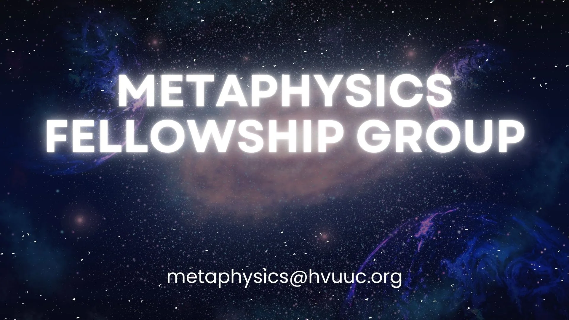 New Metaphysics Fellowship Group
