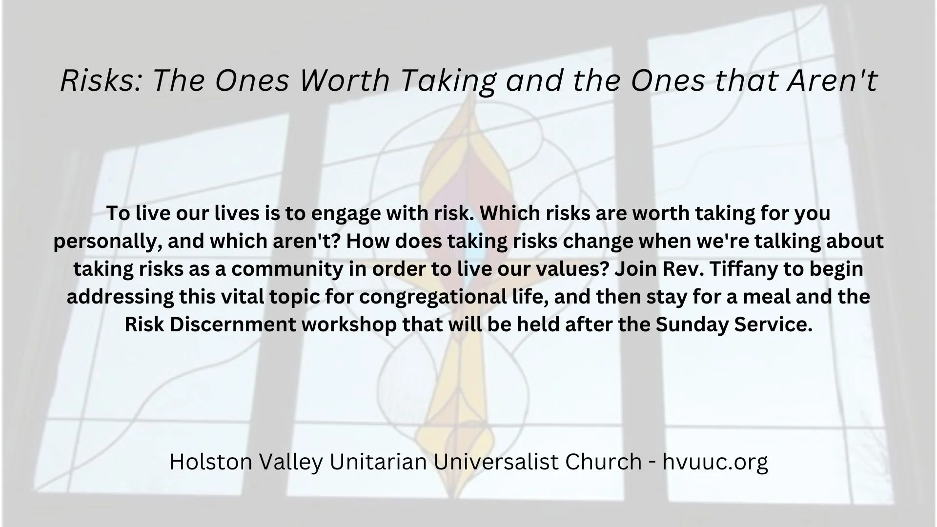 Risks: The ones worth taking and the ones that aren't