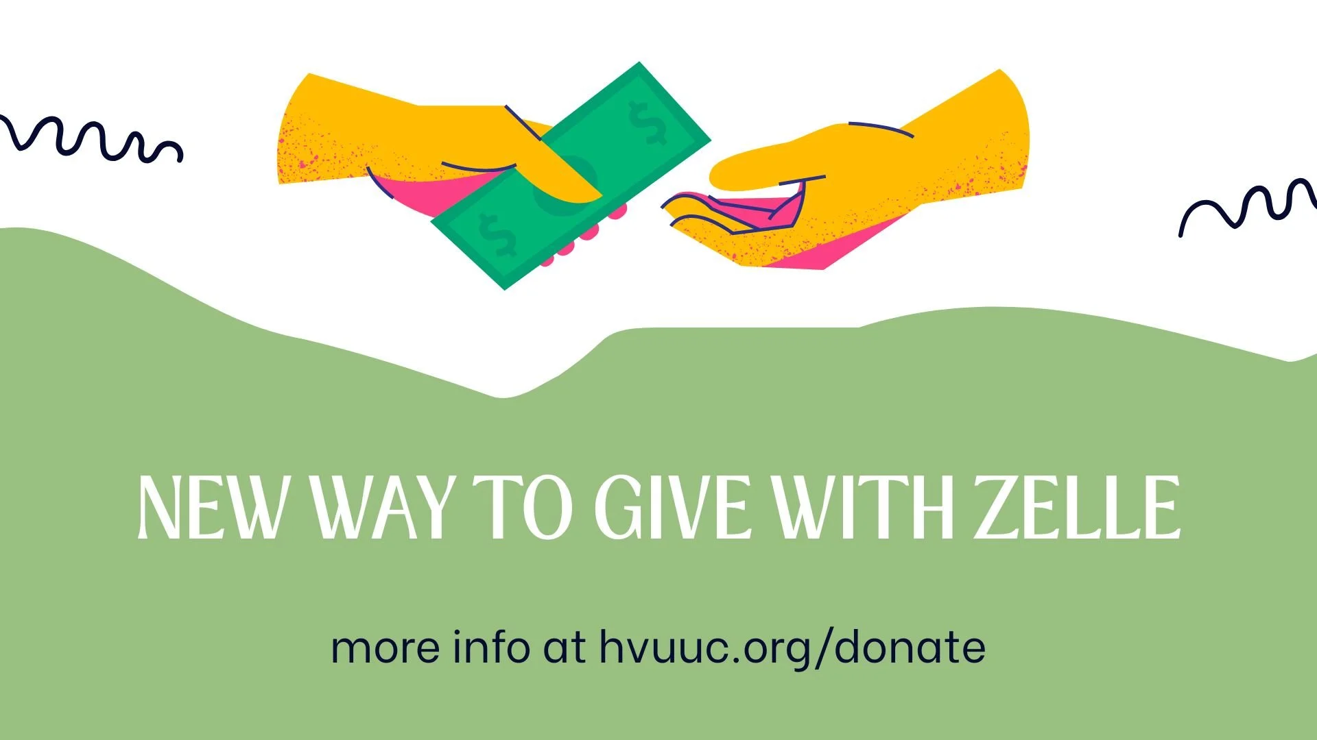 New Way to Give with Zelle