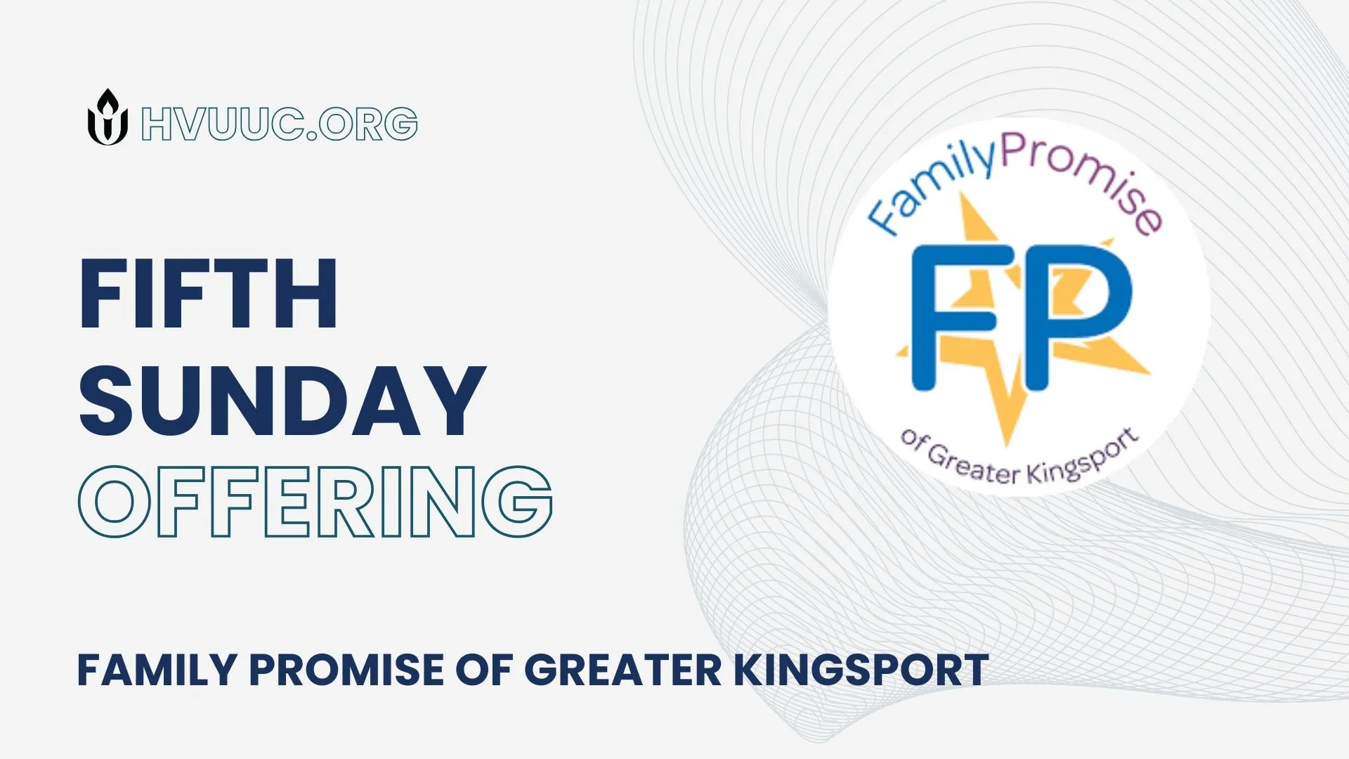 5th Sunday Offering - Family Promise of Kingsport