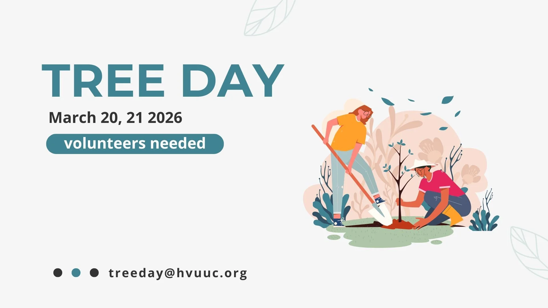 Tree Day (Volunteers Needed)