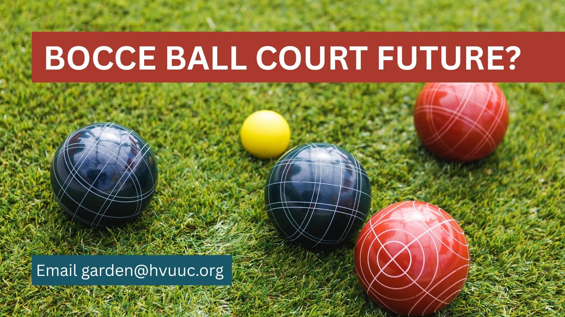 Possible Bocce Ball Court Clean Up?