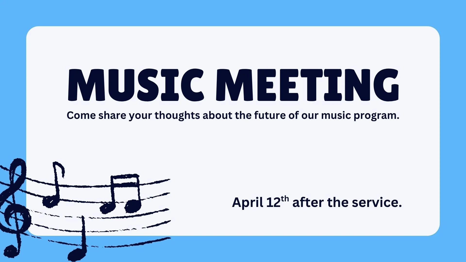 Meeting About Music